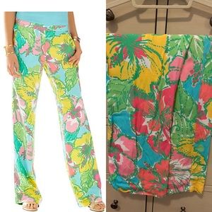 Lilly Pulitzer Floral Palazzo Pants